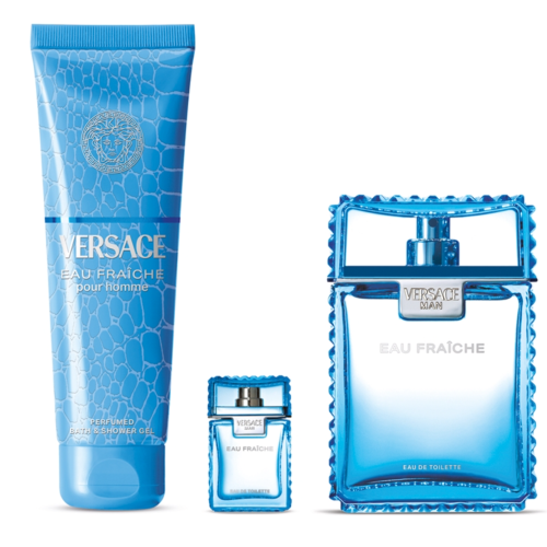 Versace Man Eau Fraiche 100 ml+ 5 ml+ 150 ml shower gel (Набір)