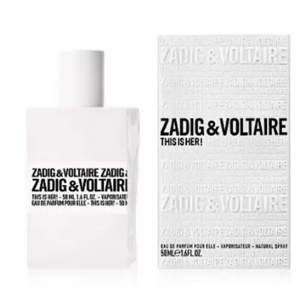 Zadig and Voltaire This is Her 20 ml (розпив, ЗАЛИШОК У ТЕСТЕРНОМУ АБО ОРИГІНАЛЬНОМУ ФЛАКОНІ ЗА НАЯВНІСТЮ)